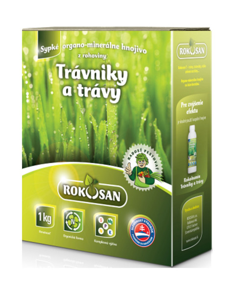 Trávniky a trávy - hnojivo ROKOHUMÍN - sypké 